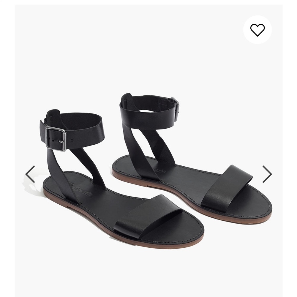 Madewell boardwalk ankle strap sandal